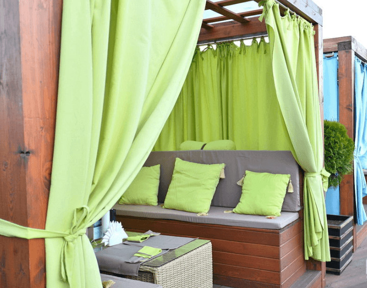 Пошив штор для шатра 2,5x2,5 м Пошив штор для шатра 2,5x2,5 м